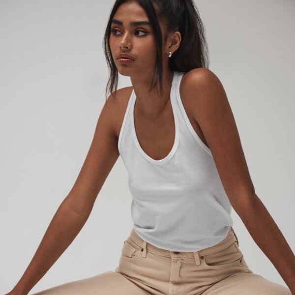 Bella Ladies Jersey Racer Back Tank Top Thumbnail