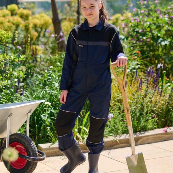 Regatta Kids Seedling Stud Front Coverall Thumbnail