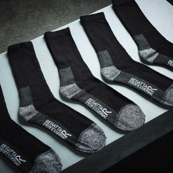 Regatta Pro 5 Pack Work Socks Thumbnail
