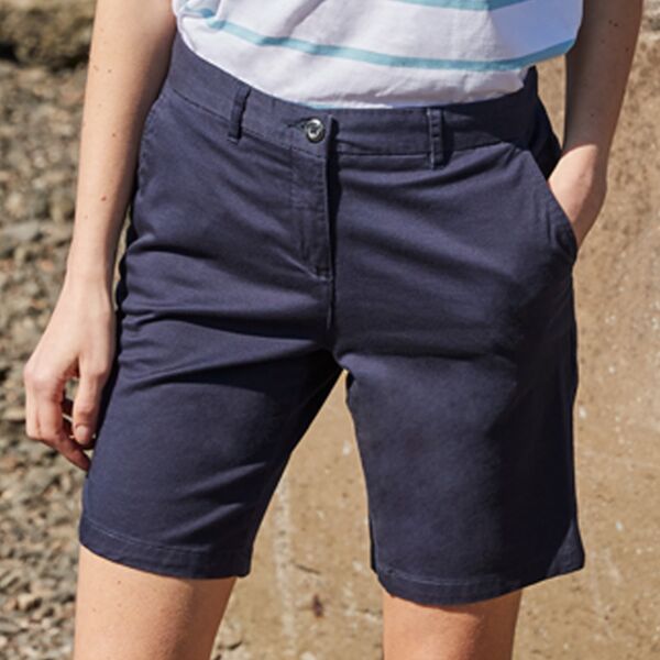 Front Row Ladies Stretch Chino Shorts Thumbnail