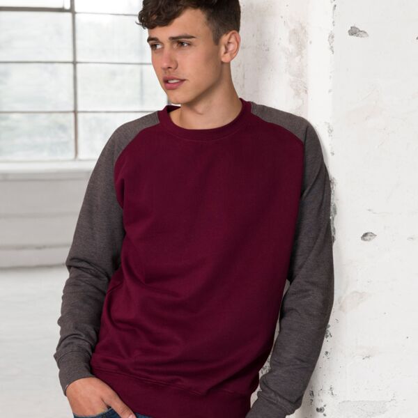 AWDis Baseball Sweatshirt Thumbnail