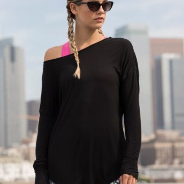 SF Ladies Long Sleeve Slounge Top Thumbnail