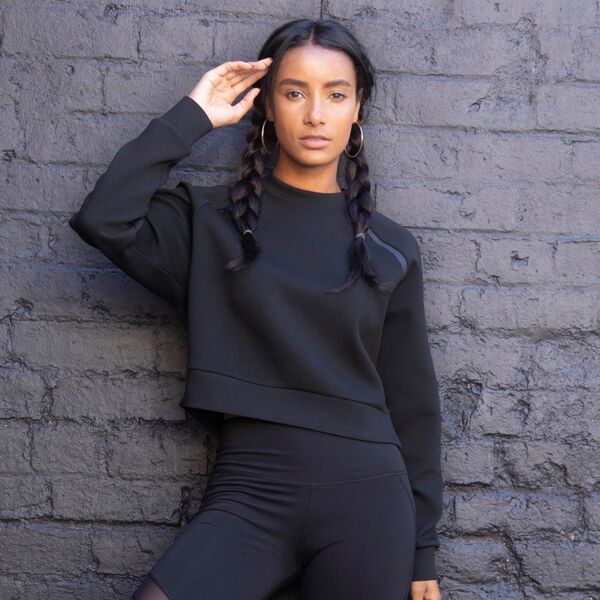 Tombo Ladies Cropped Sweatshirt Thumbnail