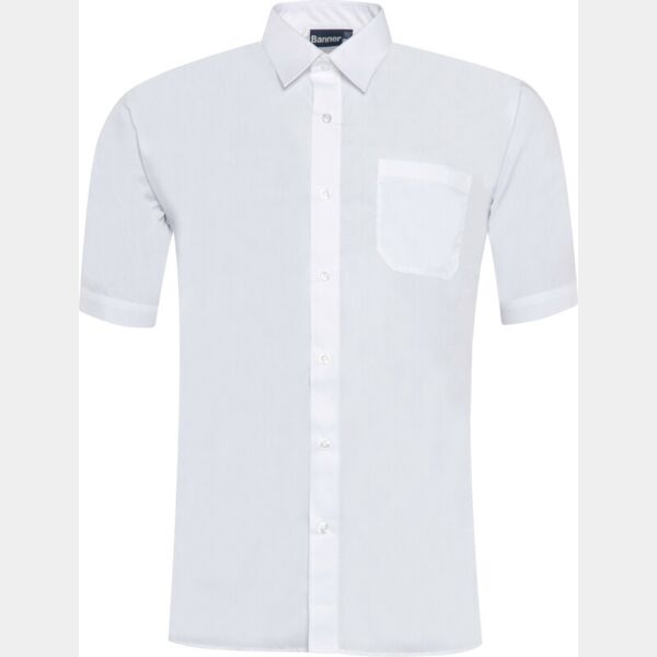 2 - Pack Slim Fit Shirt - Short Sleeve (JUNIOR) (Collar 12-14")  Thumbnail