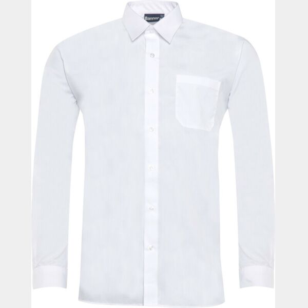 2 - Pack Slim Fit Shirt - Long Sleeve (JUNIOR) ( Collar 12 - 14" ) Thumbnail