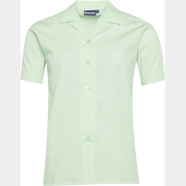 2 - Pack Revere Collar Blouse - Short Sleeve (SENIOR) Thumbnail